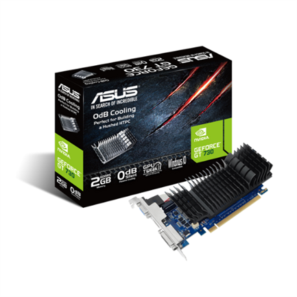 Tarjeta Video Asus Silent GeForce GT730 2GB Low Profile GDDR5 PCIe 2.0 1xHDMI 1xDVI-D 1xDP - Vista 5
