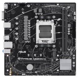 Tarjeta Madre Asus PRIME A620M-K 2xDDR5 96GB 6400Mhz HDMI VGA PCIe 4.0 M.2 S AM5 Ryzen mATX - Vista 6