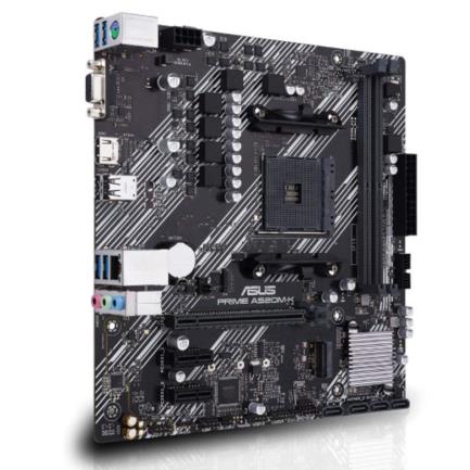 Tarjeta madre asus prime a520m-k 2xddr4 64gb 4400mhz hdmi vga pcie 3.0 m.2 s am4 ryzen matx