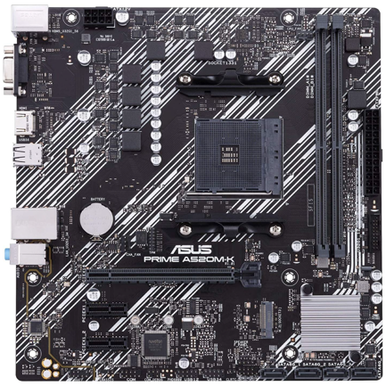 Tarjeta Madre Asus Prime A520M K CSM MICRO ATX AM4 64GB 2DDR4 HDMI - MAS RECIO