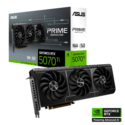 Tarjeta de Video ASUS NVIDIA GeForce RTX 5070 Ti 16GB 256-bit GDDR7 PCI Express 5.0