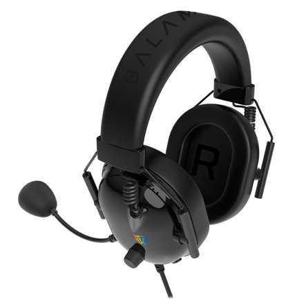 Audífonos Gamer Acteck AviatorHA757/Alámbricos+Over Ear+Bocinas 53 mm+Mic Fijo /Conexión USB / Legend Negro 2