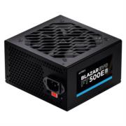 Fuente de Poder Blazar Evo FT500E ATX 500W / 1X20 4 pin  1xAtx 4  3xSata  2xMolex 4 pin  Negro - Vista 2