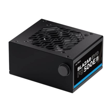 Fuente de poder acteck blazar evo fs500e sfx 500w  1x20+4 pin + 1xatx 4 + 2xsata  2xmolex 4 pin negro