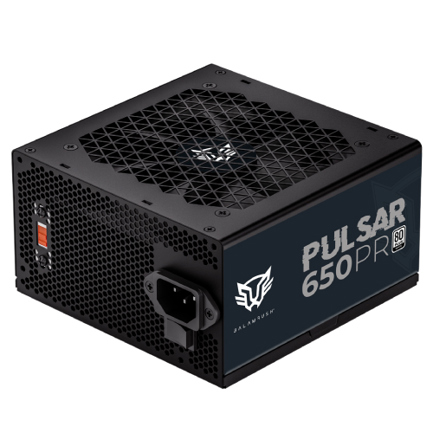 Fuente de poder balam rush pulsar  650pr nova series atx 650w 80 plus white no modular negro