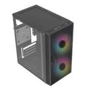 Gabinete Acteck Compacto Mini Torre Fuji GC470  Fuente ATX 500 Advanced Series Negro - Vista 6
