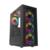 Gabinete Gamer Compact Media Torre Dragonfly Perform Crystal GM590CB / Panel Izq Cristal + Frente Cristal / Negro - Vista 9