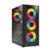 Gabinete Gamer Compact Media Torre Dragonfly Perform Aircool GM590AB Panel Izq Cristal + Frente Mesh / Negro - Vista 5