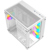 Gabinete Gamer Balam Rush Media Torre Tank Pro GM930 Max ATX Panel Izq Cristal Frente Cristal USB/4Fan RGB HUB Blanco - Vista 6