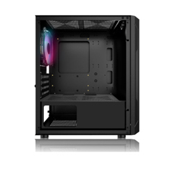 Gabinete Gamer Balam Rush Mini Torre Artic GI725 ATX Panel Izq Cristal Frente Colmena USB 3.0/3xFan RGB Negro - Vista 10