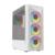 Gabinete Gamer Media Torre DragonFly Crystal GM745 Panel Izq Cristal + Frente Cristal / Azender Blanco - Vista 9