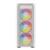 Gabinete Gamer Media Torre DragonFly Crystal GM745 Panel Izq Cristal + Frente Cristal / Azender Blanco - Vista 5