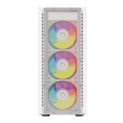 Gabinete Gamer Media Torre DragonFly Crystal GM745 Panel Izq Cristal + Frente Cristal / Azender Blanco - Vista 2