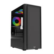 Gabinete Gamer Balam Rush Micro Torre Nyx GI730 Max MB M-ATX Panel Izq Cristal Frente Sólido USB 3.0/3xFan RGB Negro - Vista 5