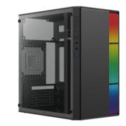 Gabinete Acteck Mini Torre Fusion II GI440 Max MB M-ATX 1xUSB 3.0 Advanced Series Negro - Vista 8