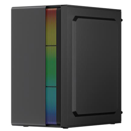 Gabinete Acteck Mini Torre Fusion II GI440 Max MB M-ATX 1xUSB 3.0 Advanced Series Negro