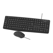 Kit Teclado y Mouse Acteck Creator MK210 Alámbrico USB 1200dpi Color Negro - Vista 7