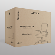 Silla de Oficina Acteck Flux Lite EC313/Soporta 100 kg Mecanismo Mariposa Inclinación 120/Reposabrazos 90/Ngo-Gris - Vista 9