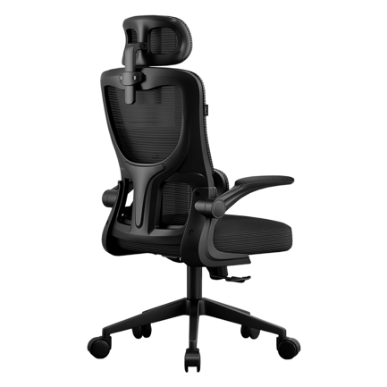 Silla de Oficina Acteck Flux Prime EC636HR/Soporta 100kg Inclinación 120/Reposabrazos 90/Negro -Malla Negra 3