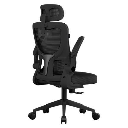 Silla de Oficina Acteck Flux Prime EC636HR/Soporta 100kg Inclinación 120/Reposabrazos 90/Negro -Malla Negra 5