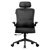 Silla de Oficina Acteck Flux Prime EC636HR/Soporta 100kg Inclinación 120/Reposabrazos 90/Negro -Malla Negra