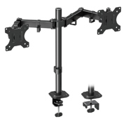 Soporte articulado Acteck doble monitor 17 a 32 pulgadas hasta 9 kg VESA 75x75 100x100 Enforce Zone SM490 - Vista 3