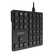 Teclado Numérico Acteck Multidispositivo Inspire Pad Pro TN480  / 2.4 MHz + 2 modos BT  Recargable / Advanced Negro - Vista 10