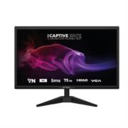 Monitor Acteck 19.5" Plano TN Captive Brite CB215  HD  75Hz-60Hz  5ms  1xVGA  1xHDMI Vesa 75 x 75 mm  Negro - Vista 8