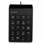 Teclado Numérico Acteck Inspire TN220 Alámbrico Delgado y Compacto USB Color Negro - Vista 5