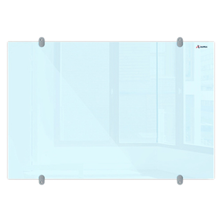 Pintarron alfra de cristal satinado 120x180