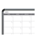 Planeador Alfra Mensual Mixto Master Board 60X80 - Vista 6