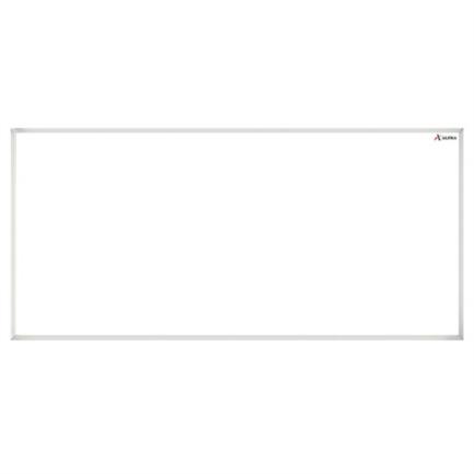 Pintarrón alfra escolar metálico blanco 120x240cm