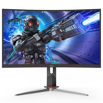 Monitor AOC 27" Gaming Curvo IPS 1920x1080 165Hz 1 ms Freesync HDMI DisPort HDR Mode