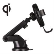 Cargador Argomtech Inalámbrico de Auto Vortex M1 USB Rotación 360° 10 W Carga Rápida para Celular Color Negro - Vista 6