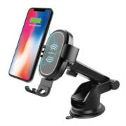 Cargador Argomtech Inalámbrico de Auto Vortex M1 USB Rotación 360° 10 W Carga Rápida para Celular Color Negro - Vista 8