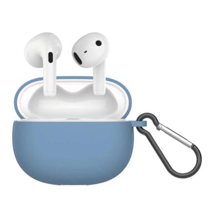 Aud&iacute;fonos argomtech skeipods e55 inal&aacute;mbricos control t&aacute;ctil color azul