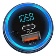 Kit Manos Libres Argomtech para Auto Spectro T1 Bluetooth Pantalla LED Dos Puertos de Carga Rápida 42 W USB Color Negro - Vista 8
