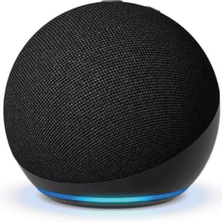 Altavoz inteligente amazon echo dot 5ta con alexa generación wifi/bluetooth 15w color negro