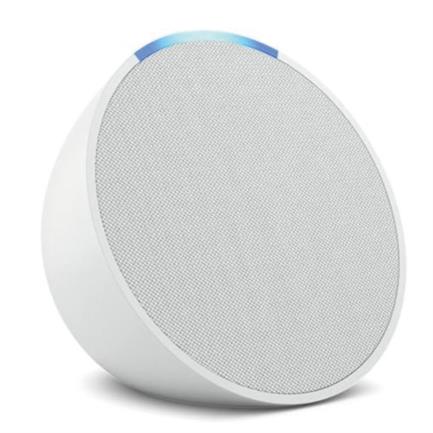 Bocina inteligente alexa amazon echo pop proyección frontal de 1.95" wi-fi/bluetooth color blanco glaciar