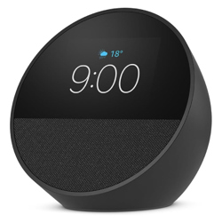 Bocina Inteligente Amazon Echo Spot Negro - Vista 3