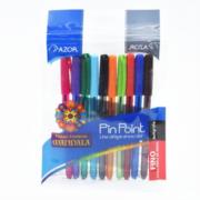 Bolígrafo Pin Point Mandala Punta Fina 0.7mm Colores Surtidos C/10 Piezas - Vista 5