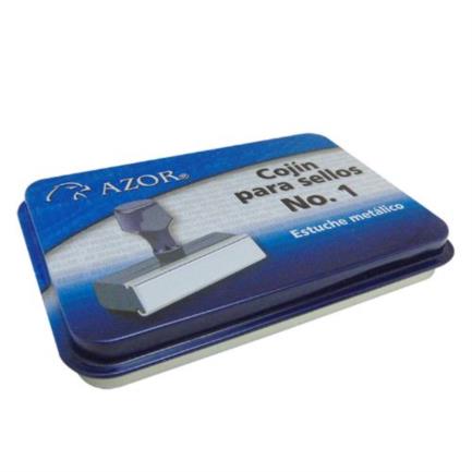 Coj&iacute;n azor para sello met&aacute;lico #1 sin tinta