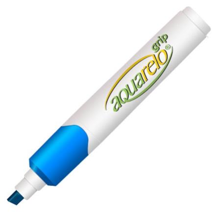 Marcador aquarelo grip color azul claro c/12 pzas