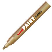 Marcador azor px-20 uniball paint color oro c/12 pzas