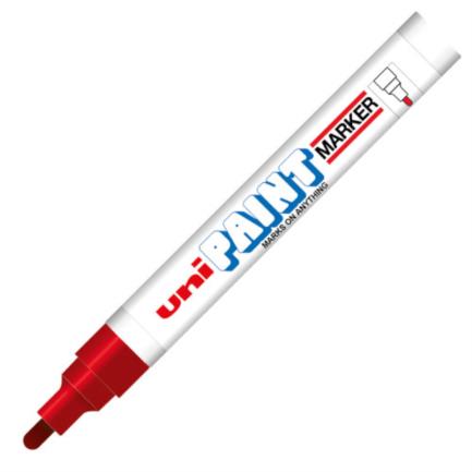 AZPMACAB072 - Marcador Azor PX-20 Uniball Paint Color Rojo c/12 Pzas