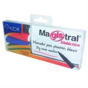 Marcador Pizarrón Magistral Didáctico Punta Fina Colores Surtidos C/4 - Vista 3