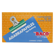 AGARRAPAPEL BACO BULL-DOG No.400 VERDE 76MM C/12 - Vista 7