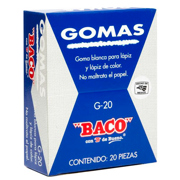 BORRADOR BACO BLANCO P/LAPIZ GRANDE C/20 - Vista 6