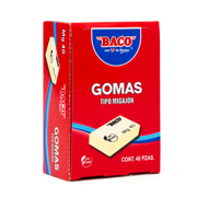 Goma Baco Migajón MG-40 Caja c/40 Pzas - Vista 8