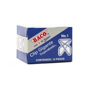 Clip Baco Gigante #1 Zincado Caja c/12 clips - Vista 9